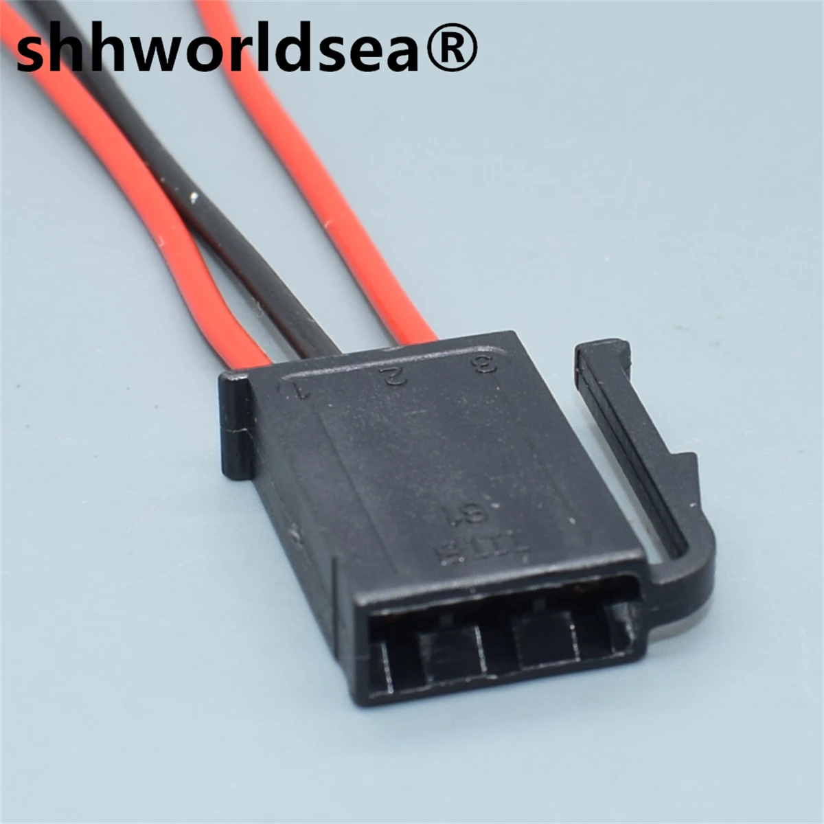 

shhworldsea Auto 3pin plug 191906231B for vw electric wiring harness cable connector 191 906 231 B with terminals