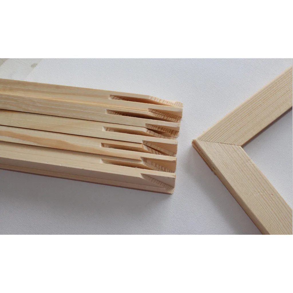 إطار لوحة زيتية ذاتية الصنع مصنوع من الخشب الطبيعي وقضيب مطاطي وإطار داخلي قابل للإزالة لتزيين المنزل الداخلي والحرف اليدوية