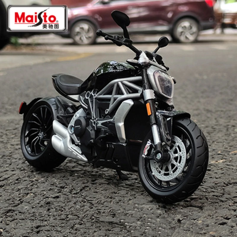 Maisto 1:12 2021 DUCATI X Diavel S Alloy Racing Motorcycle Model Diecast Metal Street Sports Motorcycle Model Childrens Toy Gift