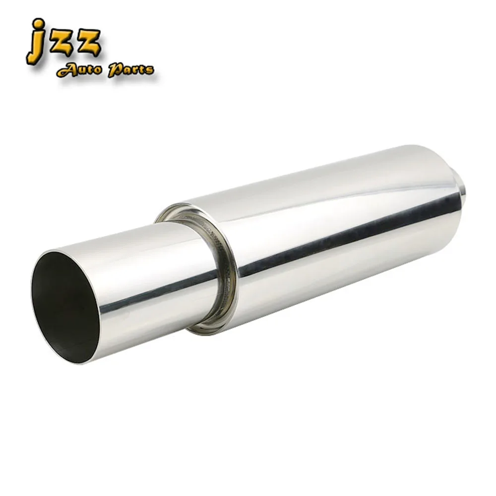 

Sport Sound Universal Muffler Stainless Steel Car Race Mufflers Tail Pipe 2inch to 3.5inch Exhaust System