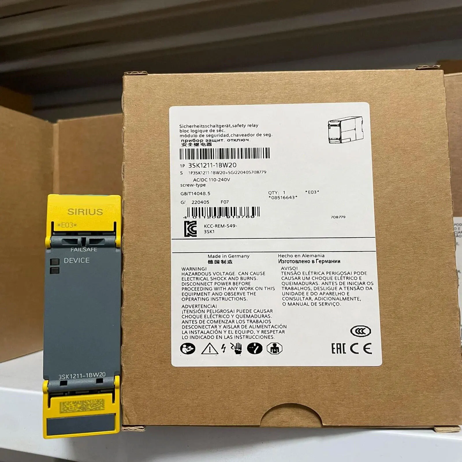 

Brand New 3SK1211-1BW20 3SK1211-2BW20 Warranty One-year