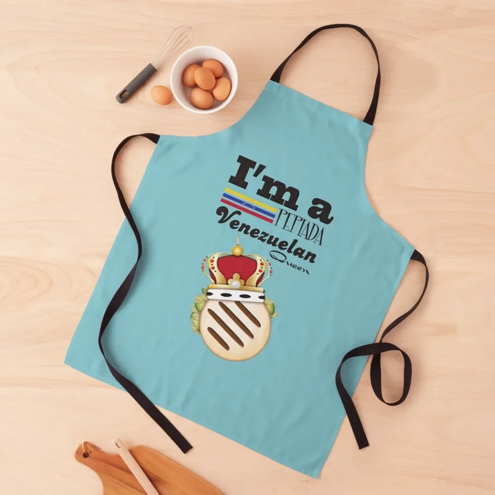

Arepa Venezuela Im a Pepiada Venezuelan Queen Apron Kitchen Items For Home for women with pocket Apron