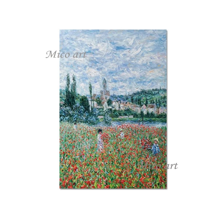 

Abstract Artwork Wallpaper Home Decoration Unframed Rose Garden Art Landscape Replica Famous Paintings Wall Canvas Picture