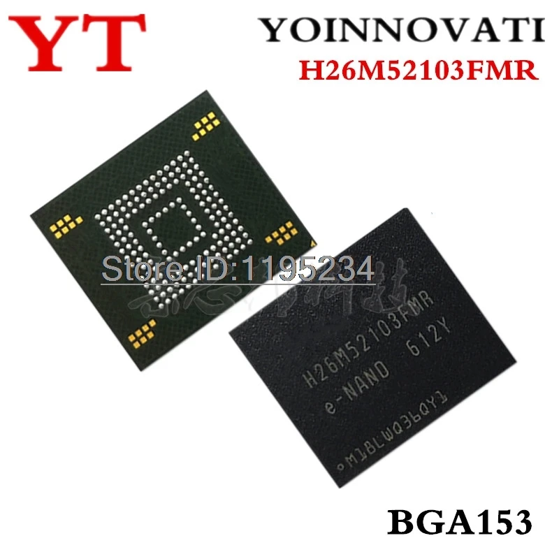 5PCS/LOT H26M52103FMR BGA EMMC H26M52103FMR H26M52103FMRE-NAND