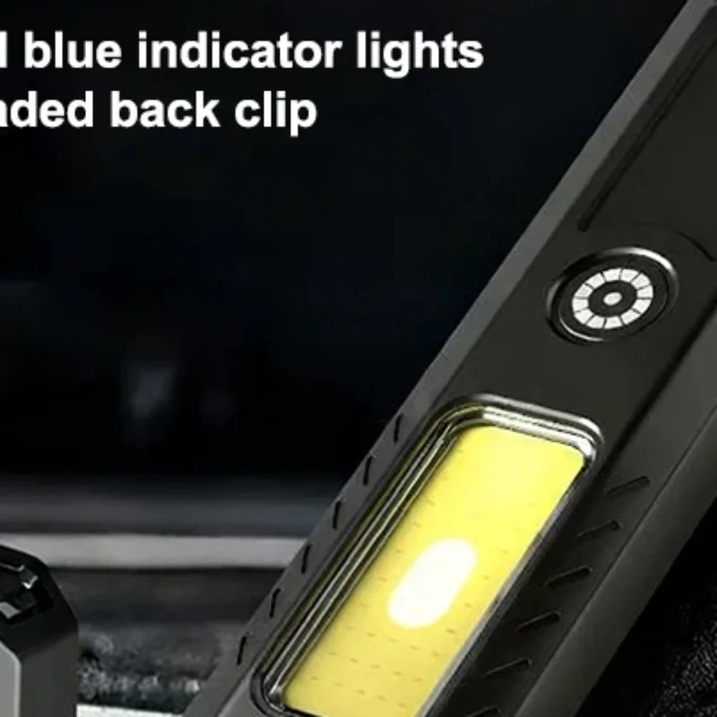 

Светодиодный брелок-фонарик перезаряжаемый 550LM портативный мини-фонарик карманный фонарь прожектор рабочий свет с магнитом для экстренной помощи