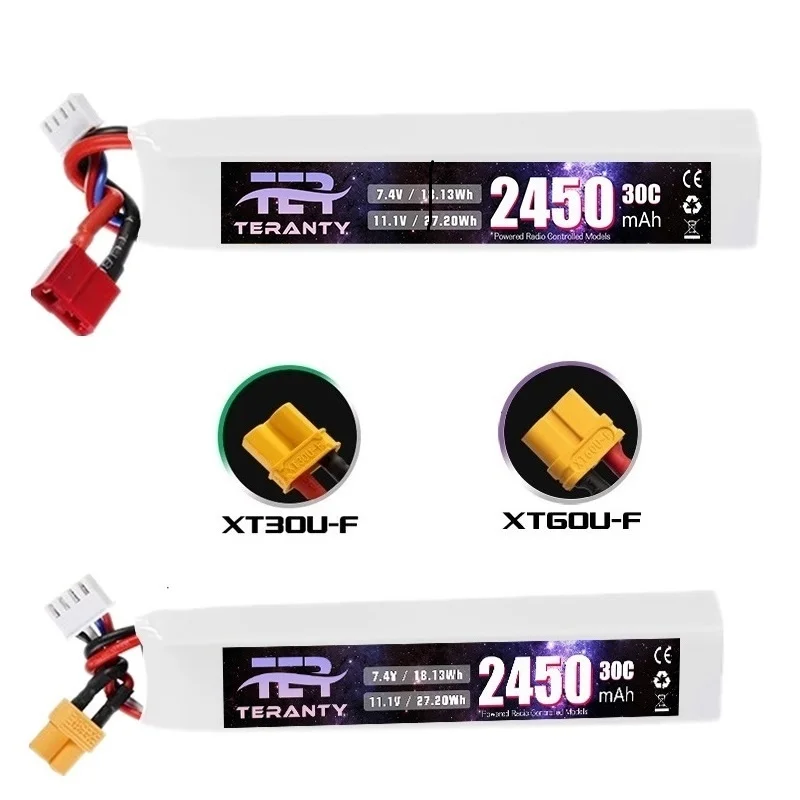 Do pistoletu na wodę 11.1V 3S 2450mAh 30C bateria LiPo + ładowarka XT60 Tamiya/dziekan Airsoft BB pistolet pneumatyczny części pistoletu zabawki