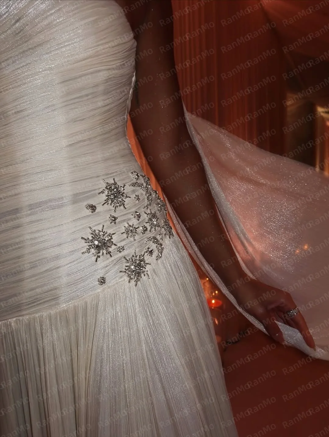 Ranmo-Vestidos De Noche De sirena para mujer, Vestidos De graduación sexys con volantes divididos sin mangas, Vestidos De Novia personalizados para fiesta 2026