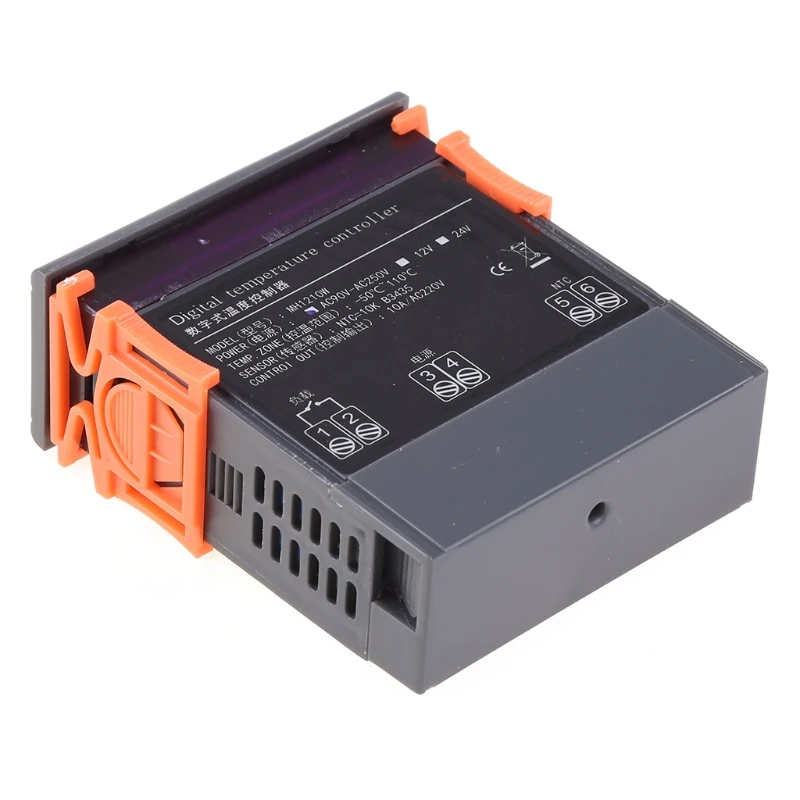 Cyfrowy regulator temperatury LED Termostat Celsjusza czujnikiem Sterowanie grzejnikiem 90-250 V Nadaje się do zastosowań