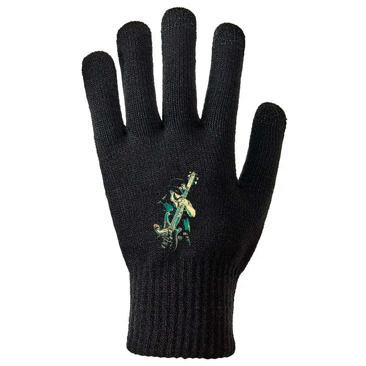 

Стилизованные зимние мужские вязаные перчатки для гитариста, теплые противоскользящие перчатки с полными пальцами