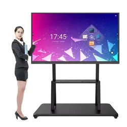 Touch Screen Infrared Interactive Flat Panel Lcd Infrared Interactive Whiteboard Interactive Panel For School Education