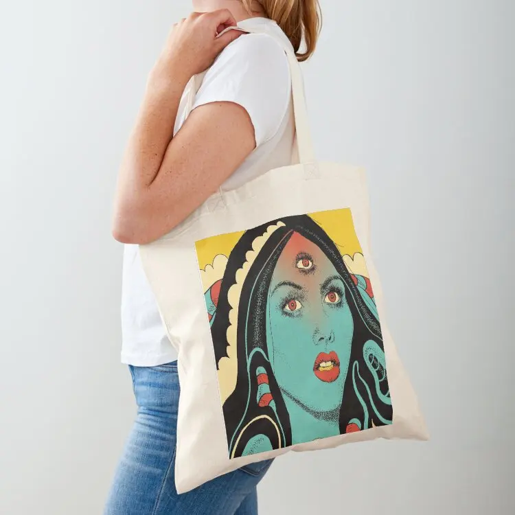 

Diviniation Tote Bag eco bag folding Beach bag reusable shopping tote woman