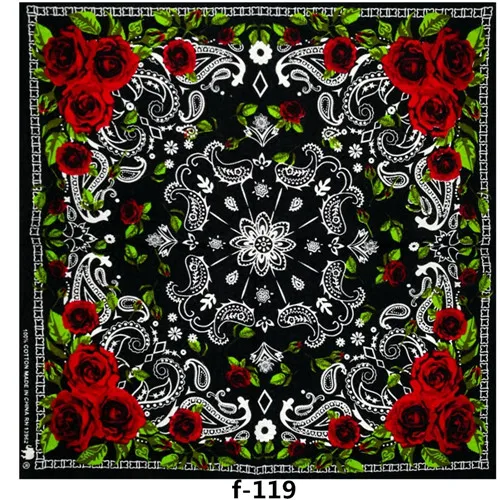 Multipurpose Unisex Paisley Bandanas Hair bands Hip-hop flame Head Wrap Scarf Wristscarf Accessories For Men Woman