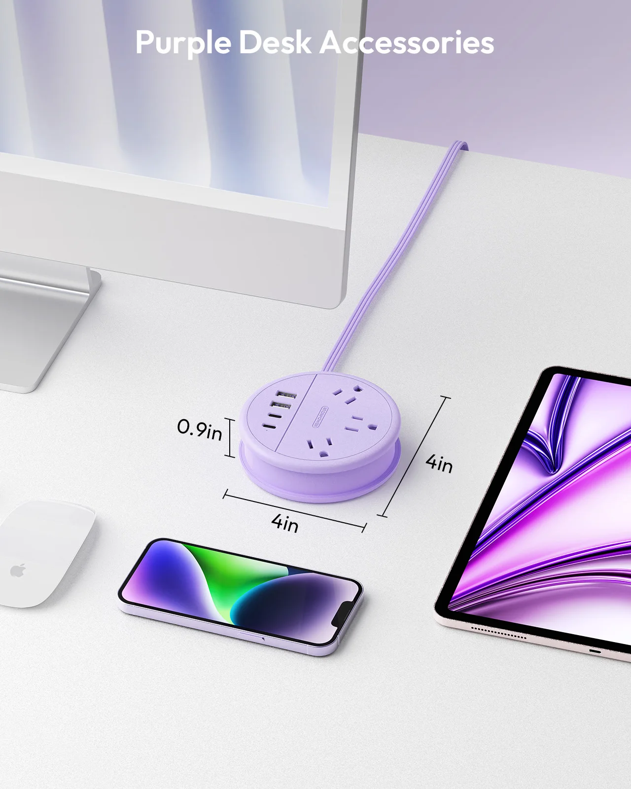 الولايات المتحدة التوصيل قطاع الطاقة المحمولة مع USB-C شحن سريع منافذ 3AC 4 منافذ USB 4FT تمديد الحبل لسفن الرحلات البحرية المطارات الفنادق