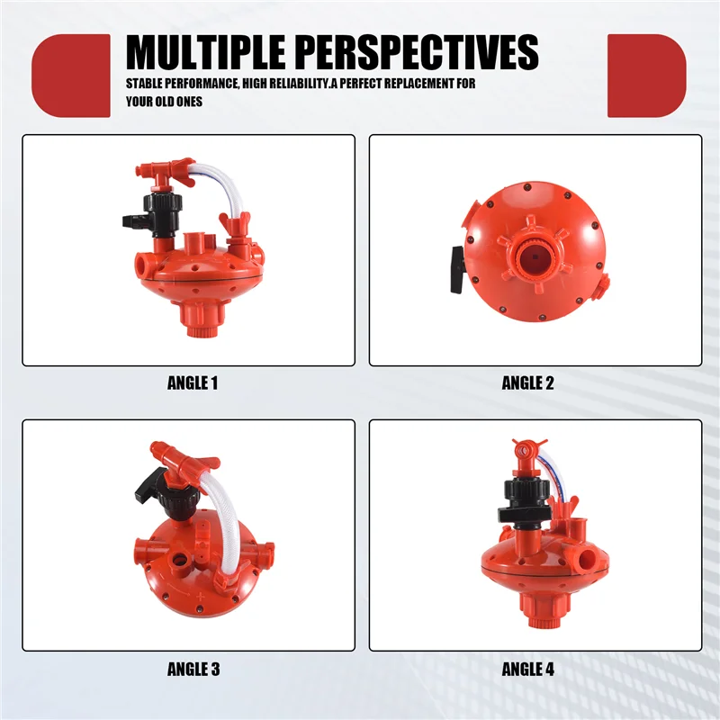 

1 Piece Water Line Water Pressure Regulator Automatic Pressure Regulating Valve Red