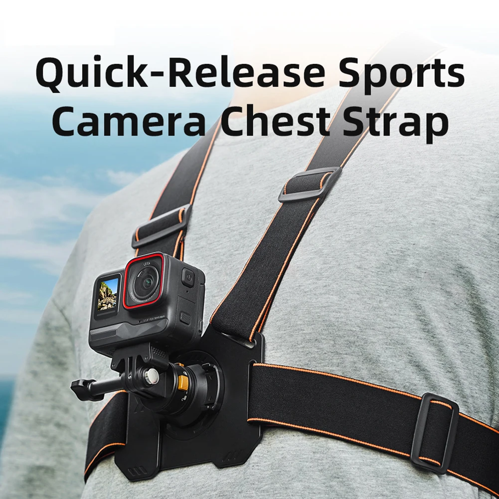 Adjustable Phone Clip Holder With Chest Strap Fixation Bracket for DJI Osmo Action 4 3 Camera Holder Mount Chest Shooting Strap