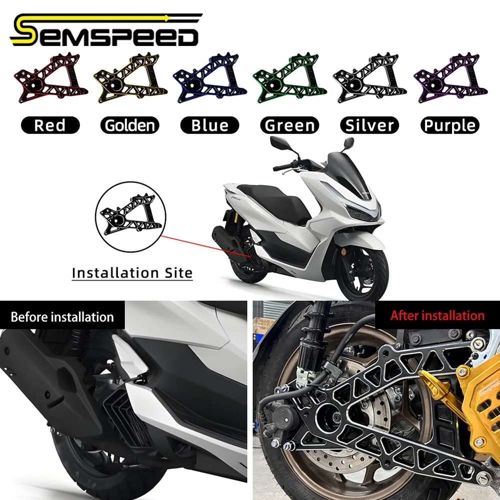 PCX 160 CNC Swing Arm Plug Play High Material CNC Notty Plug SEMSPEED Rear Arm Caliper Plug For HONDA PCX160 2019-2026 2022 2023