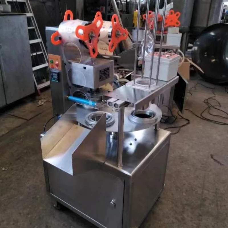 Hochgeschwindigkeits-Versiegelungs- und Füllmaschine für kleine Unternehmen, reine Flüssigkeitsbecherverschließmaschine, Becherverschließmaschine