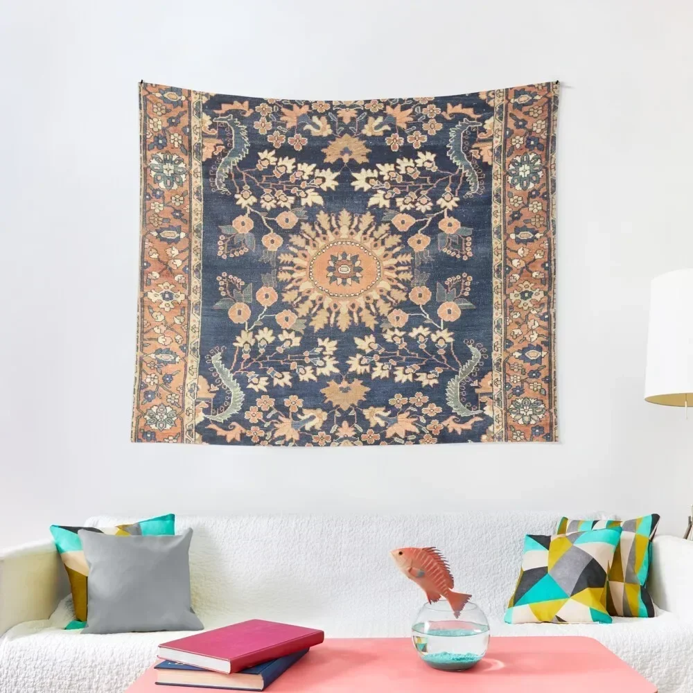 Sarouk Persian Floral Rug Print Tapestry Aesthetic Room Decorations For Bedroom Wall Hangings Decoration Tapestry