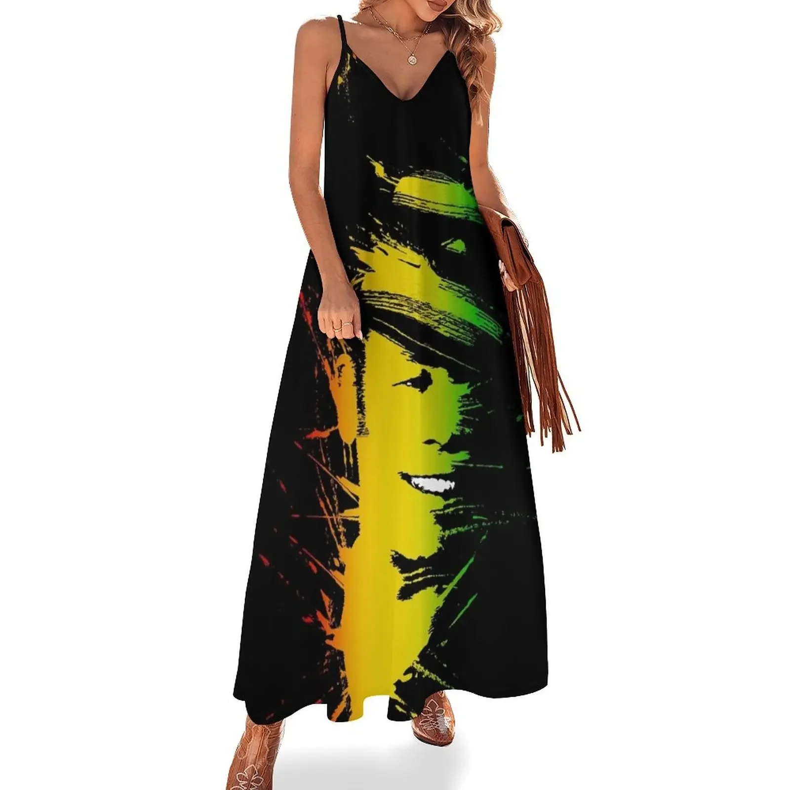 Ali Campbell Reggae Sleeveless Dress Evening gown Summer dresses for women summer dresses ladies 2025