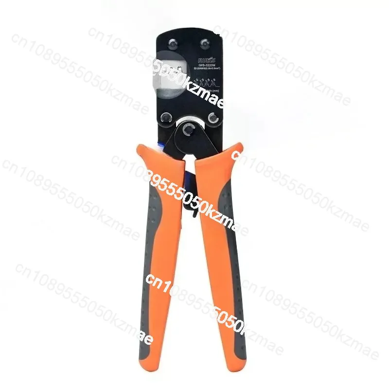 1470pcs PH2.0mm Terminal Kit + IWISS IWS-3220M Crimper, 32-20AWG 0.03-0.52mm² Micro Connector Ratchet Crimping Plier