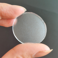 Diameter 35mm 45mm 50mm 60mm 69mm 75mm 92mm 110mm Thickness 3mm Cloth Glass Sheet LED Downlight Flashlight Round Glass Lens