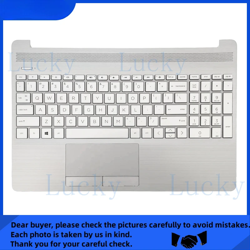 

Для HP Pavilion 15-DW0037WM 15-DW0052WM 15-DW0046NR: подставка для рук без подсветки клавиатуры