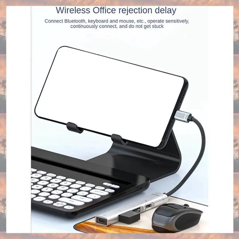

2025 New-For Android Mobile Phone Computer Tablet Portable PD Charging Hub Type-C USB C Expansion Dock