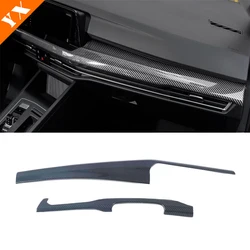 Carbon Car Dashboard Instrument Protect Panel Decorative Cover Auto Interior Accessories For Vw Golf 8 Accessories Mk8 2021-2022