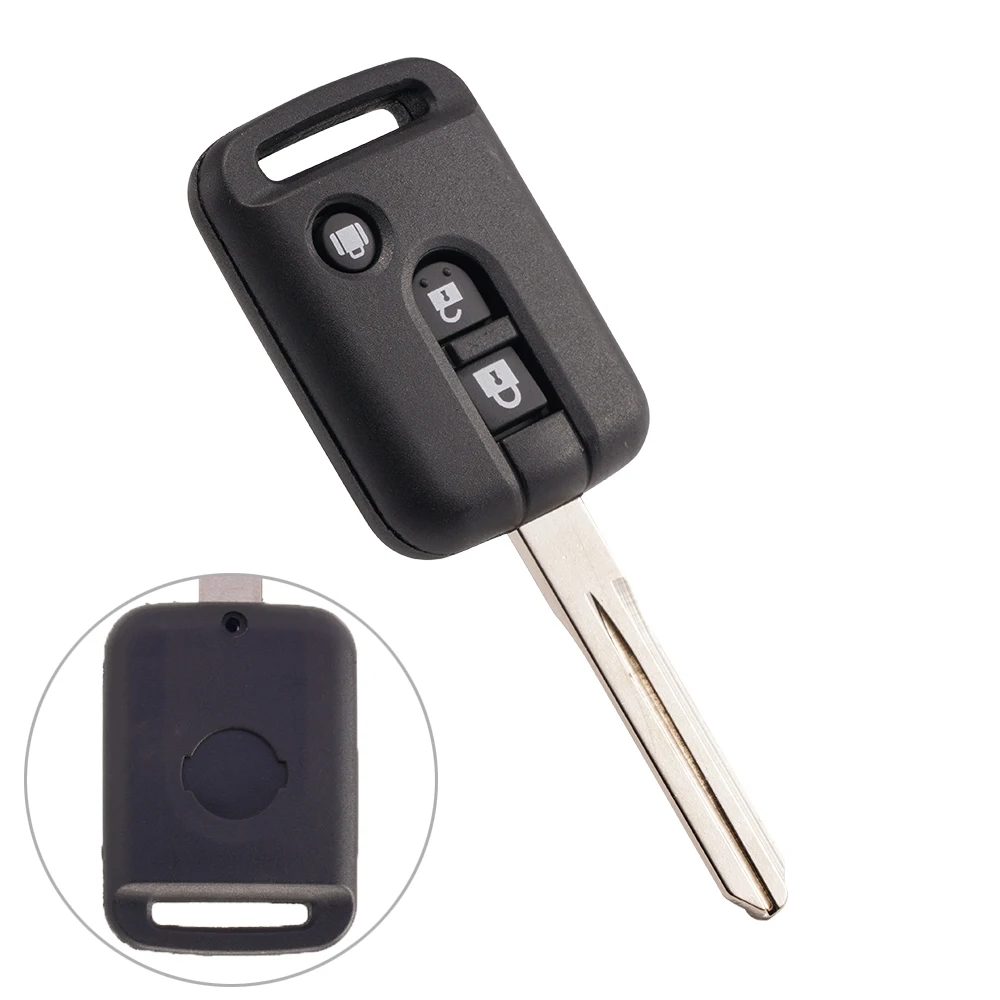 For Nissan Qashqai Navara Micra NV200 Patrol Y61 Micra 350Z Pathfinder Almera Note Primera Remote Car Key Shell Renault Maxity