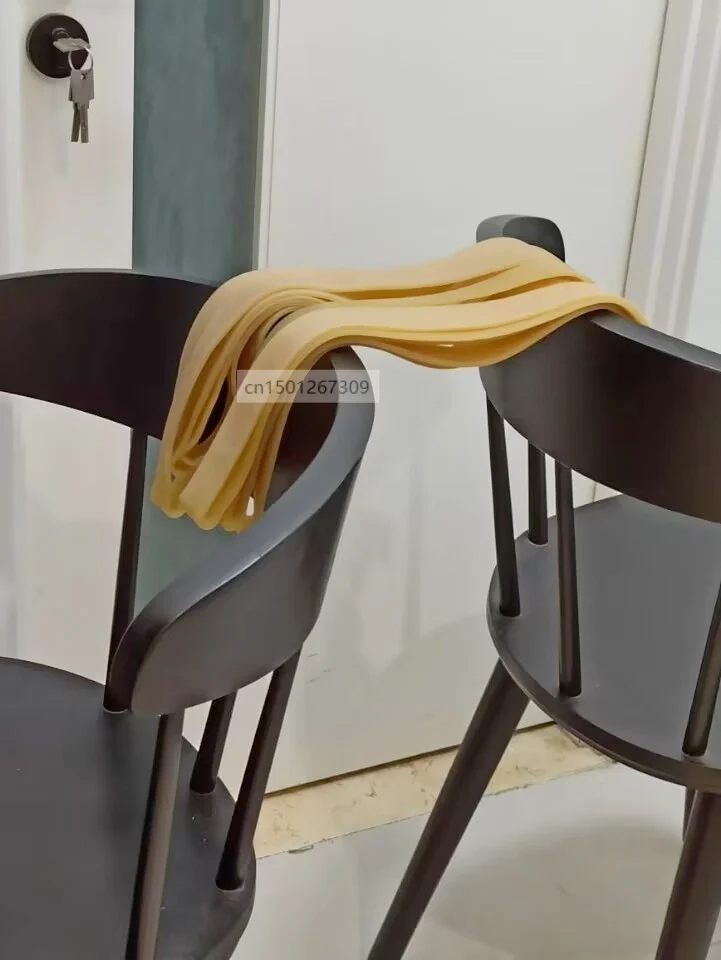 tamanho grande extra grande das faixas de borracha bege do silicone de 50cm e resistente