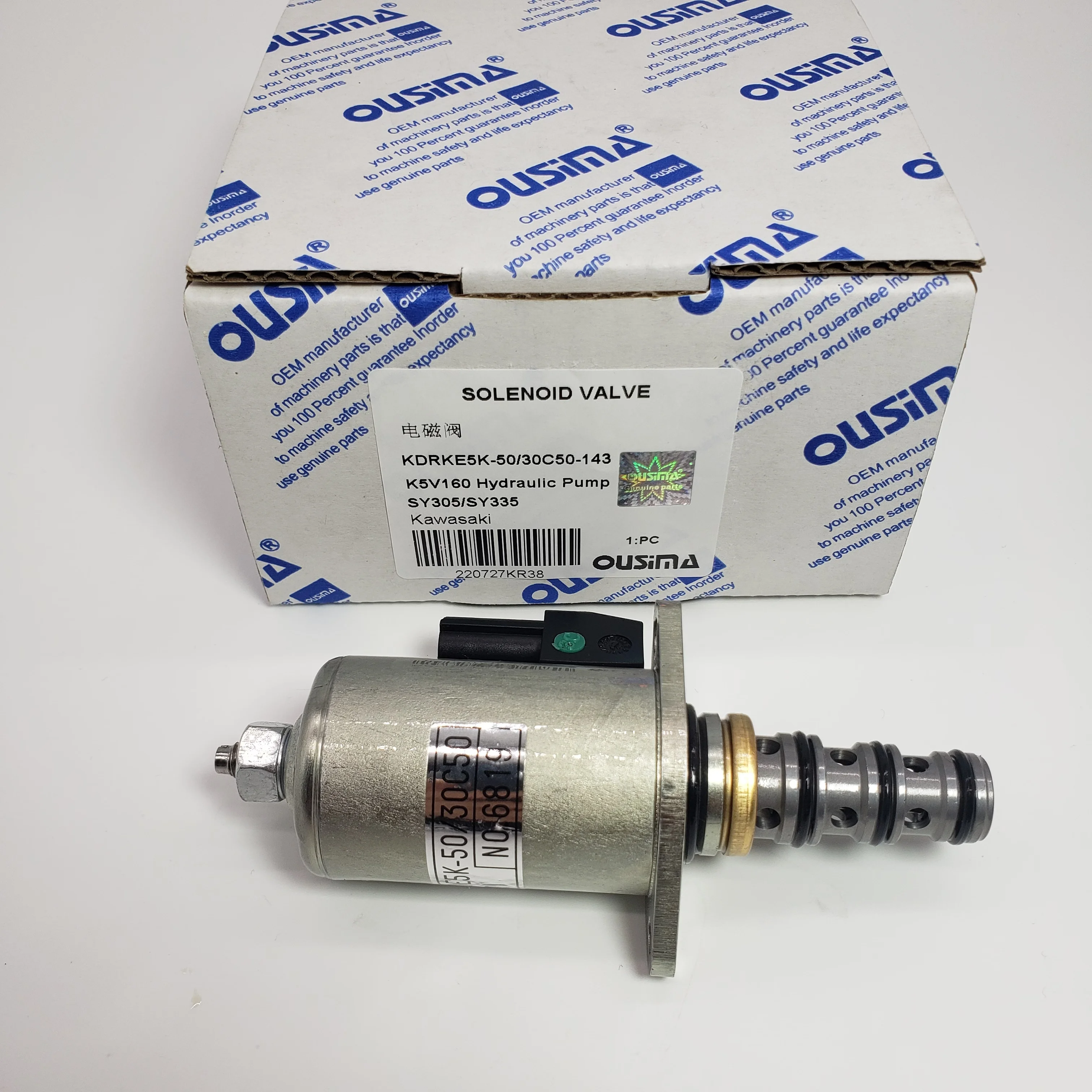 

OUSIMA Solenoid Valve KDRKE5K-50 30C50-143 for Kawasaki