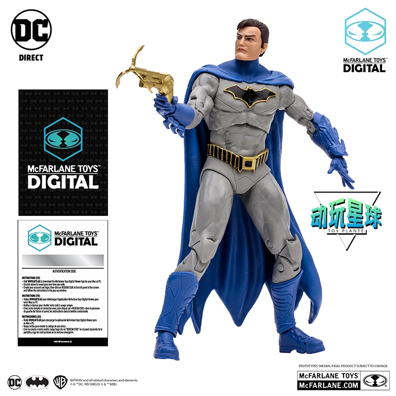 Mcfarlane Dc Comic Batman Rebirth Anime figura de acción Pvc modelo de colección articulaciones movilidad niño juguetes regalo de cumpleaños para niños