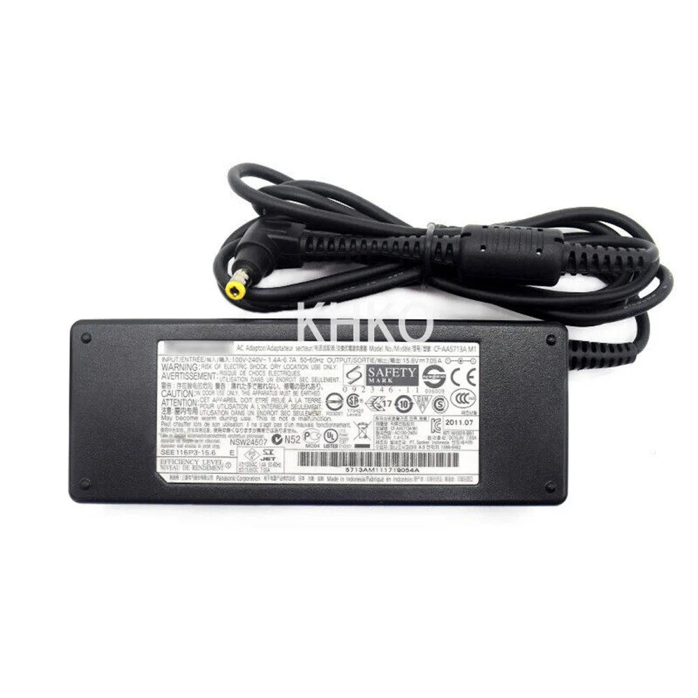 NEW Original AC power adapter CF-AA5713A M1 For Toughbook CF-31 CF-52 CF-53 CF-D1 15.6V 7.05A 110W Charger CF-AA5713A2E