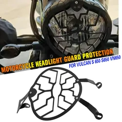 For KAWASAKI VULCAN S 650 S650 VN650 VN 650 2015-2023 Front Headlight Guard Motorcycle Head Light Grille Guard Cover Protector
