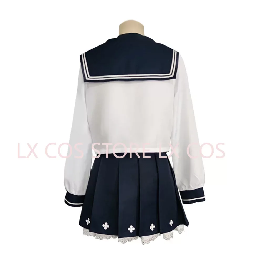 Game Blue Archive Ajitani Hifumi Cosplay Costume Uniform Wig Sets view 3
