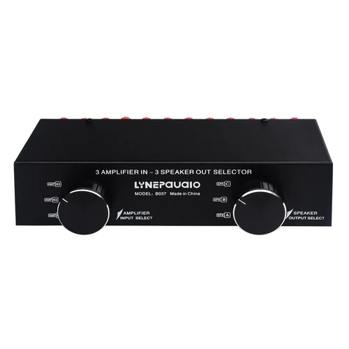 Imagen 1 del producto AMPLIFICADOR DE POTENCIA pasivo 3 en 3, conmutador de selección de altavoz, distribuidor de conmutación de audio, comparable sin pérdida