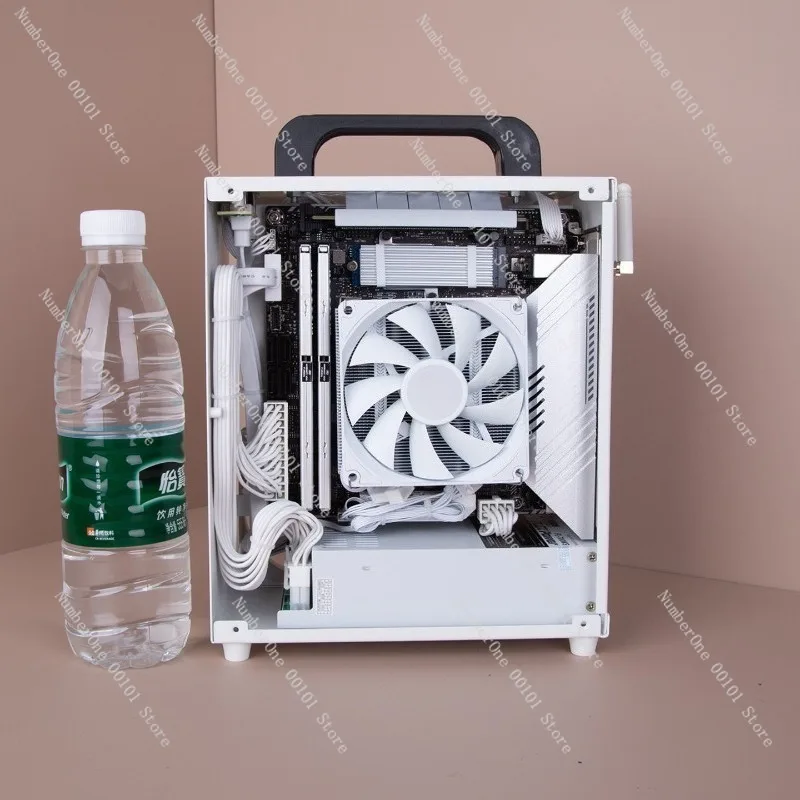 ITX Mini Host Complete Set, 50-60W Power, AMD Portable 4L Desktop Computer, DIY Assembly PC, Compact High-performance Computer