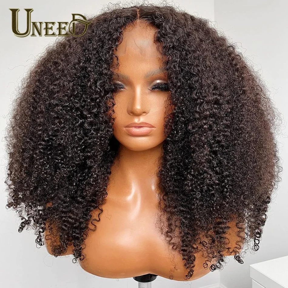 Brazilian Kinky Curly Wig Human Hair 13x4 Curly Lace Front Human Hair Wigs Kinky Curly Lace Closure Wigs For Women 180 Density