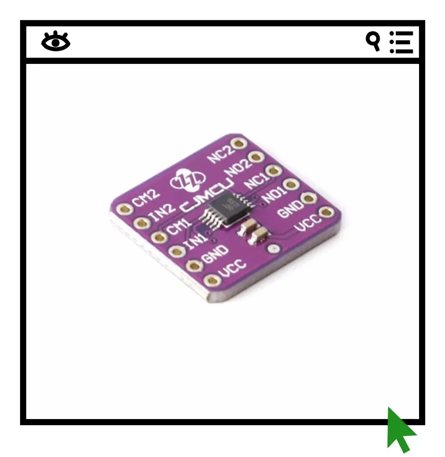 

2PCS TS5A23157 Single-pole double-throw analog switch module 10Ω SPDT analog switch