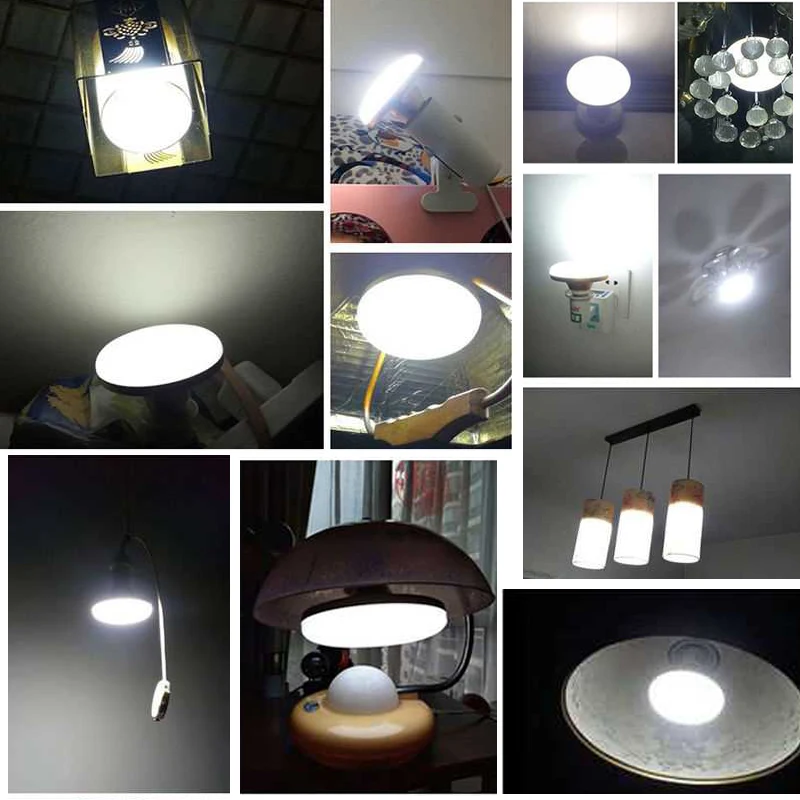 Lampa garażowa Led 110V 220V lampa LED Right Light Workshop E27 żarówka oświetlenie przemysłowe lampy do garażu oświetlenie fabryczne