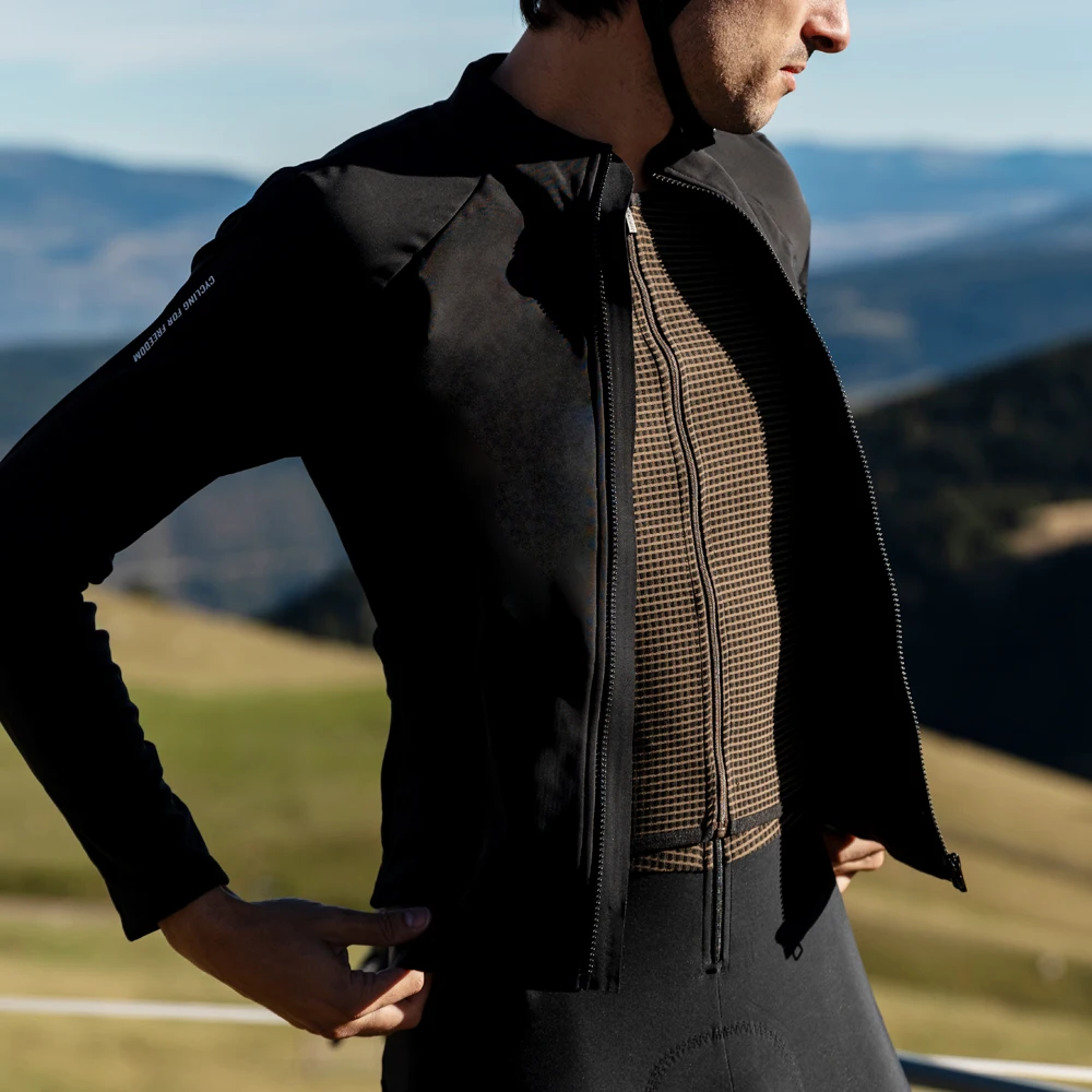 

Santic Men Cycling Jerseys Windproof Keep Warm Outdoor Sport Jerseys Thermal Bike Jackets Reflective TM24C07049H