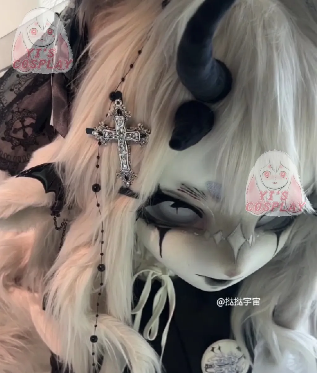 Kemono Kigurumi Cosplay Custom Furry Head, Headsets artesanais, Fursuit Besta personalizado