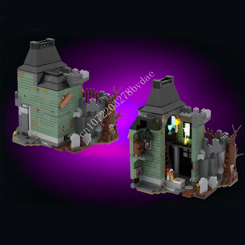 499 ELEMENTÓW Krajowy Strefa kolejowa MOC Kreatywny model ulicy z bloków konstrukcyjnych Architektura DIY Edukacyjny model do składania Zabawki Prezenty