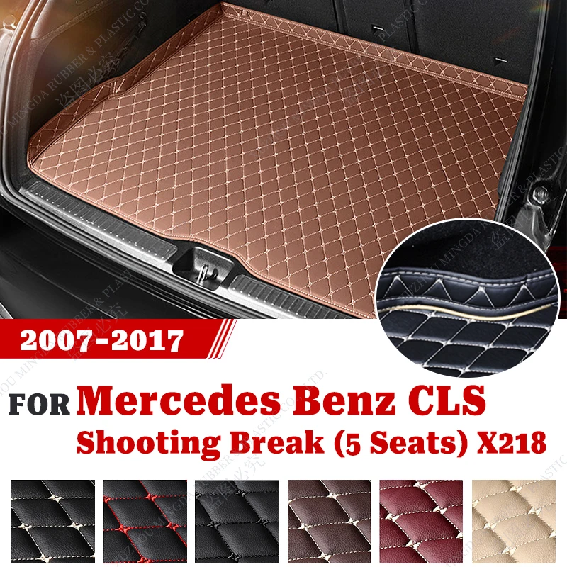 

Car Trunk Mat For Mercedes Benz CLS Shooting Break (5 Seats) X218 2007-2017 08 09 10 11 12 13 14 15 16 17 Waterproof mats