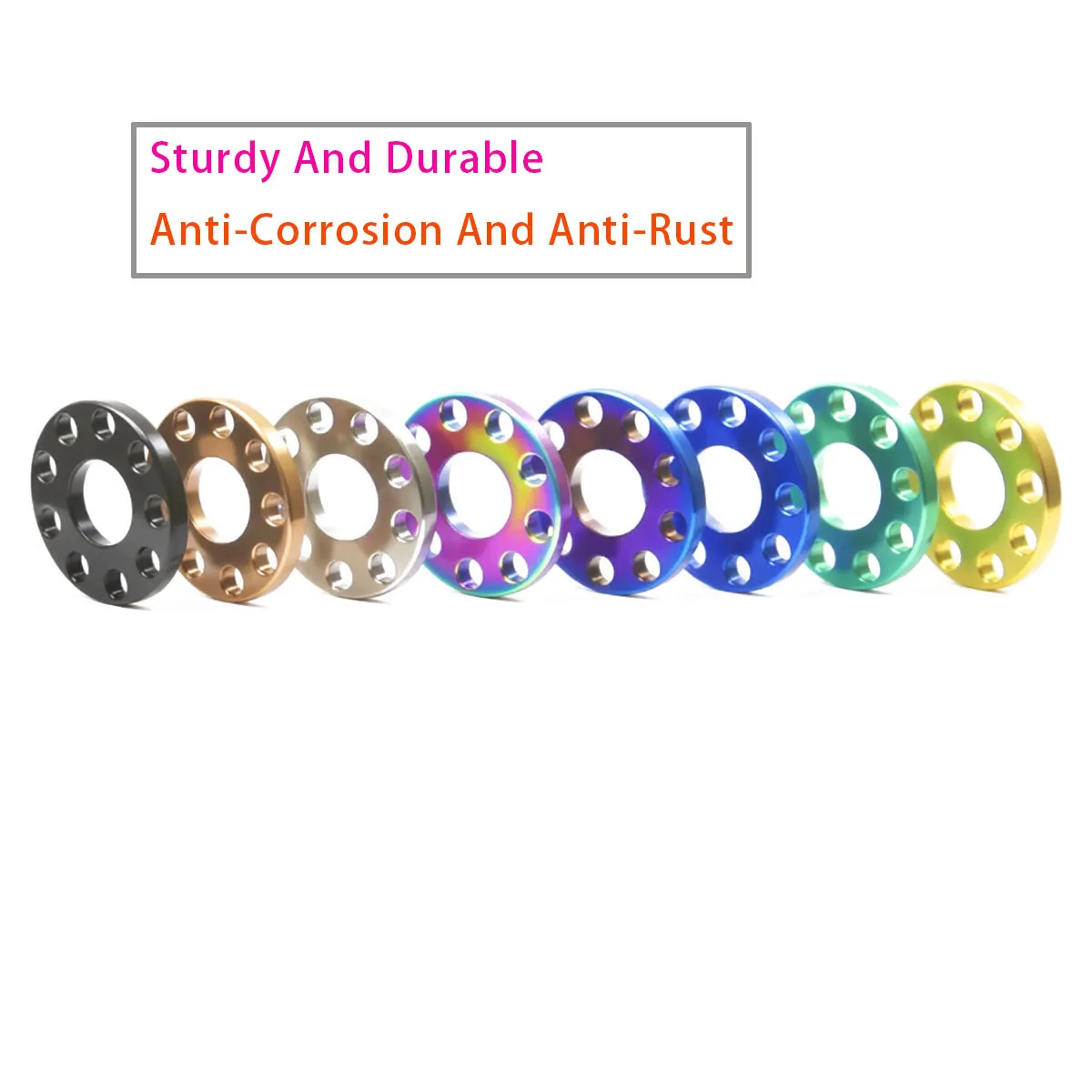 M6 M8 M10  Titanium Alloy Washer Hollow Design Corrosion-resistant Motorcycle Brake Disc Clutch Cover Decorative Part