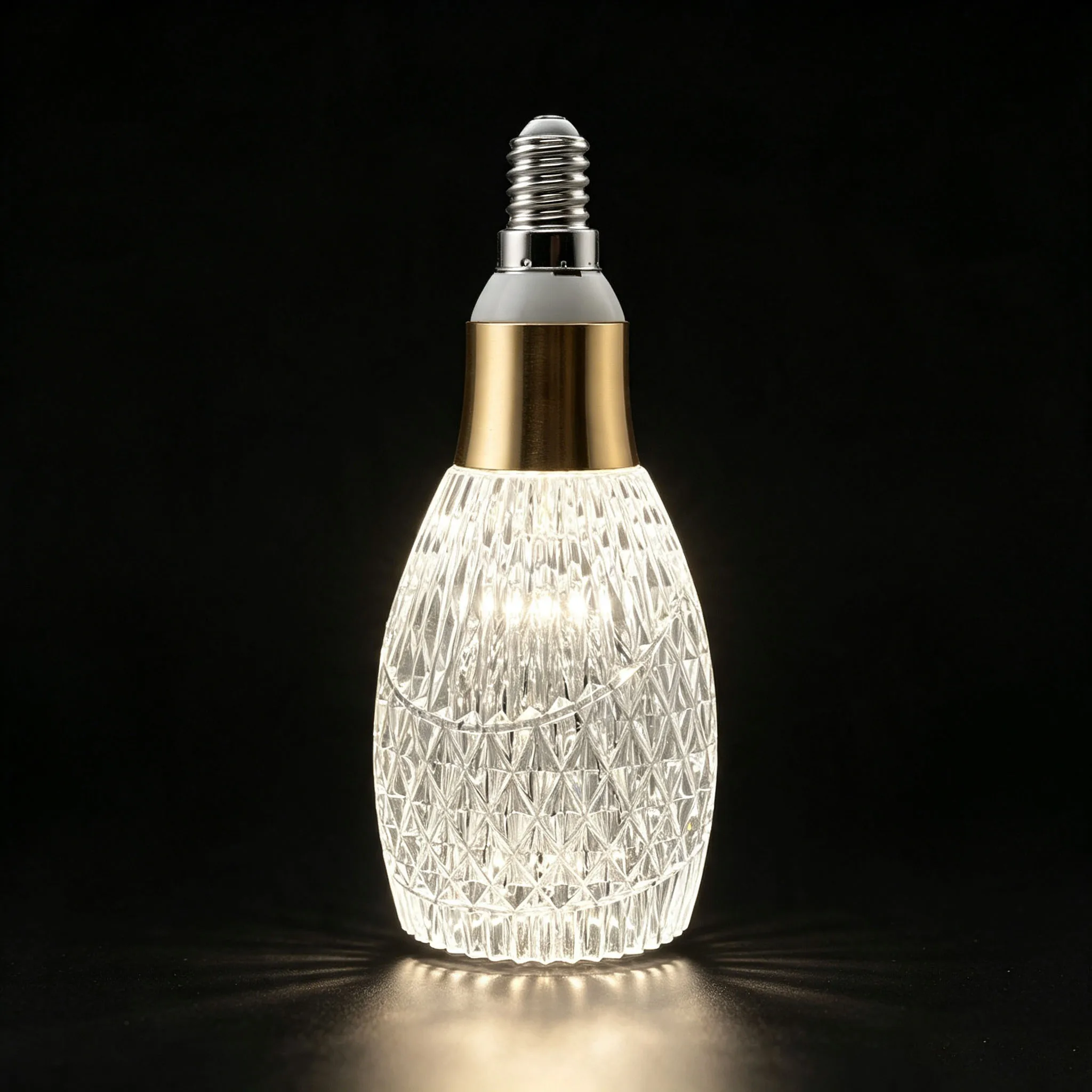 Minimalist Modern Acrylic LED Pendant Light, Diamond Round No Main Light Lamp, Art Light Source for Living Room Dining Bedroom