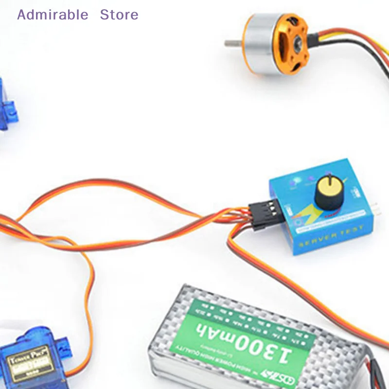 [W]Multi Servo Tester 3CH ECS Consistency Speed Controler Power Channels CCPM Meter For Rc Drone Car Boat Airplane Models