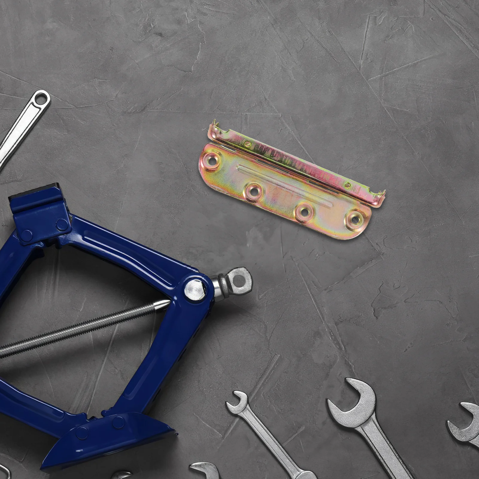 

4Sets Bed Frame Hardware Brackets Metal Bed Rail Mounted Brackets Headboard Footboard Connector Fasteners Screws