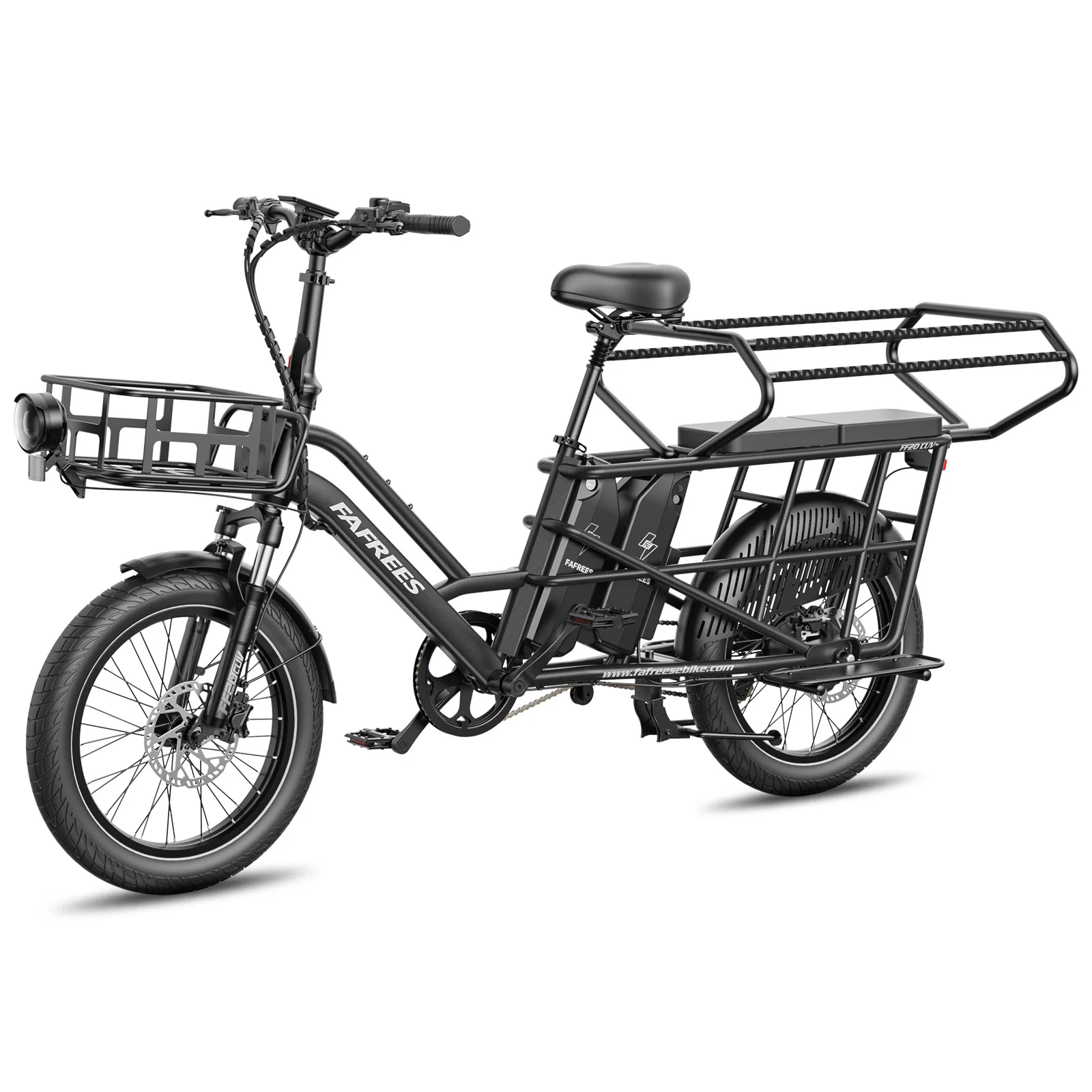 Fafrees FF20 CUV Cargo E-Bike 250W mit 48V 24Ah/30Ah Abnehmbarem Akku, 25km/h und 100-120km Reichweite