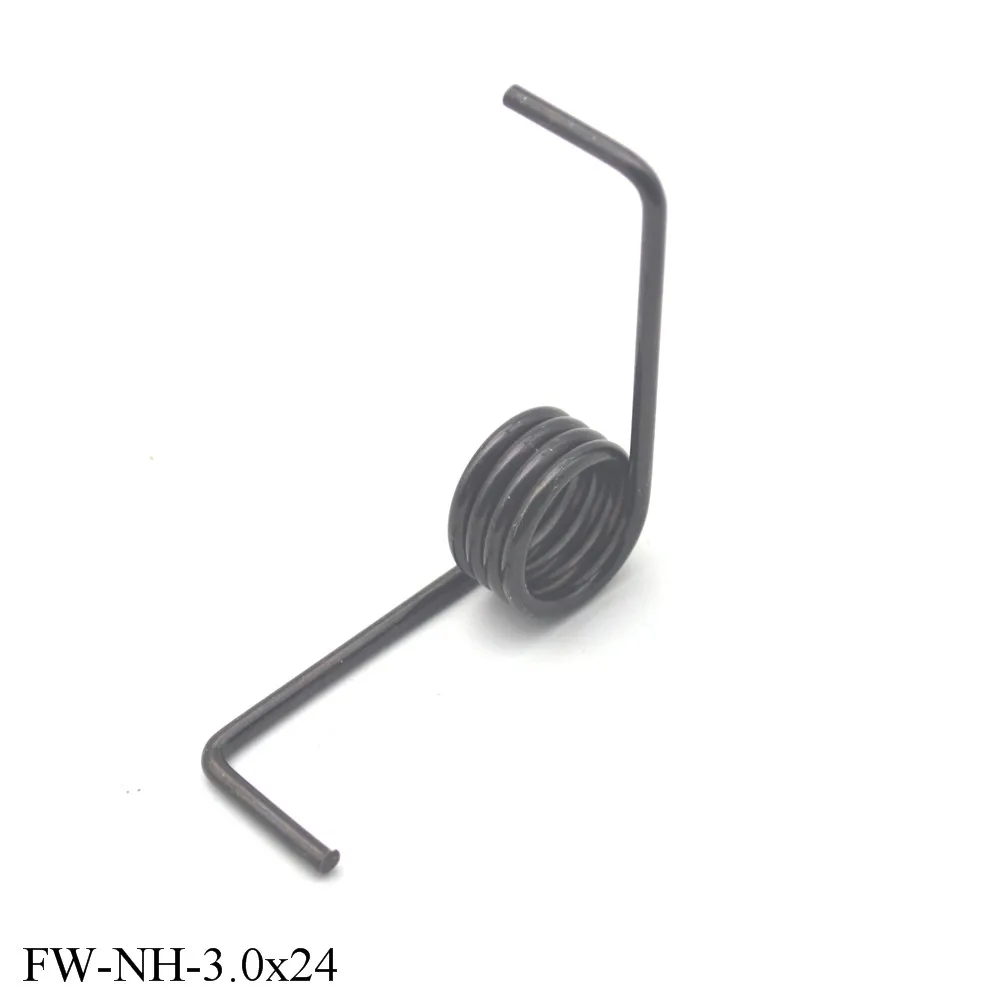 2PCS Finewe Customized Electroplating steel Industrial Spring  Wire 3mm OD 24mm Heavy Duty Torsion Spring